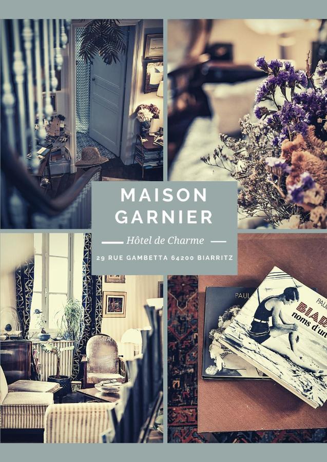 Maison Garnier Hôtel de Charme Biarritz Exterior foto
